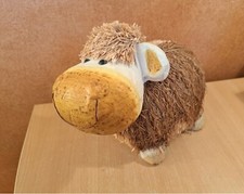 Vache décorative en paille