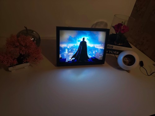 Cadre lumineux batman - cadre,