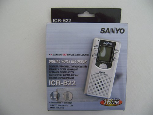 Dictaphone enregistreur sanyo - dictaphone,