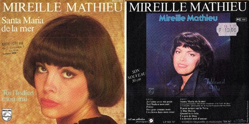 Disque tours mireille - 45,
