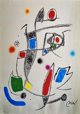 Joan Mirò Lithographie 1975
