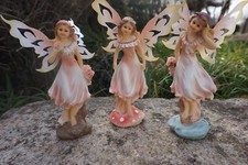 11067   FIGURINE  STATUETTE 3 FEE   16 CM   FAIRY  ELFE LUTIN  HEROIC FANTASY