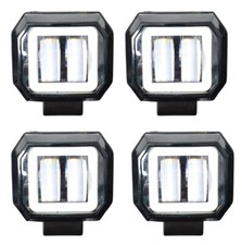 4x Phares Anti-Brouillard LED