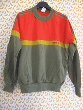 Sweat Adidas Ventex rouge marron Vintage Trefoil Acrylique crylor 80'S - 168 / S