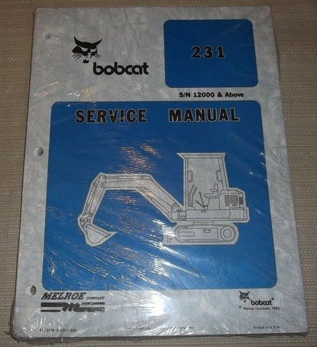 Bobcat 231 mini pelle - bobcat,