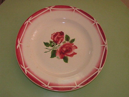 Plat rond ancien cibon - ancien, "cibon"