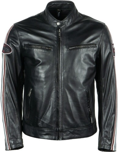 Veste cuir moto de - en,