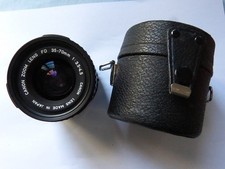 Objectif Canon Zoom Lens FD 35–70mm f/3.5–4.5 + étui cuir