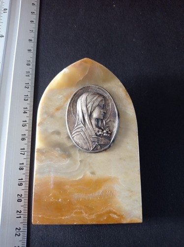 Icone plaque religieuse marbre - icone,