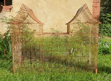 Grande volière chateau en fil