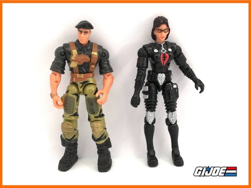 Action figures pack joe vs - action, gi