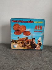 Boîte à biscuits ancienne AËR pur Beurre. Galettes Bretonnes. Années 60  Vintage