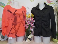 Lot vêtements occasion femme : Chemise " Naf Naf ", Haut - T : 40 / 42 *