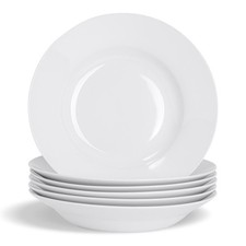 24x blanc classique soupe - , bols