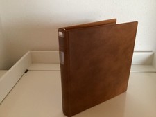 Reliure à anneaux Lindner (18 anneaux) 1 fois utilisée vide marron