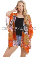Chemisier haut de soirée pour femme joli kimonos caftans caftans couverture de plage central chic