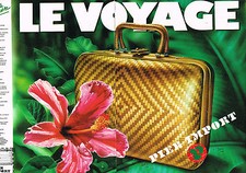 PUBLICITE ADVERTISING  1981   PIER IMPORT   "LE VOYAGE" (2PAGES)