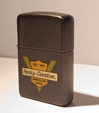 Zippo briquet vintage Harley-Davidson noir - 1989