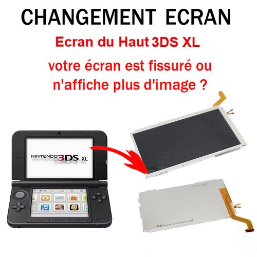 Ecran lcd supérieur de - lcd, (haut)