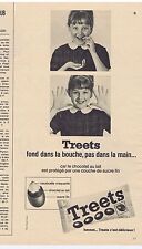 PUBLICITE ADVERTISING 104 1966 TREETS fond dans la bouche pas dans la main