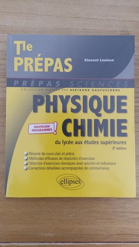 Livre terminale prepas - livre,
