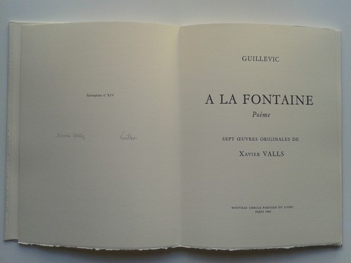 Guillevic fontaine - ", la