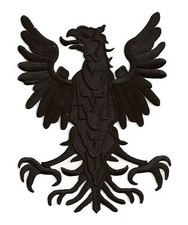 Ecusson Aigle medieval blason