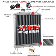 3 Rangée Radiateur Pour