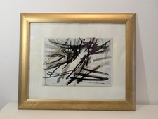 Peinture abstraite, atelier