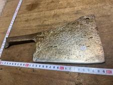 feuille boucher old tool / OUTIL ANCIEN, Couperet abattoir  Réf n° 10 C