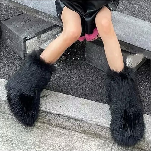 Ixu black faux - black,
