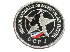ECUSSON P.N DCPJ LA BNRF (RECHERCHE DES FUGITIFS) SCRATCH AU DOS 80MM