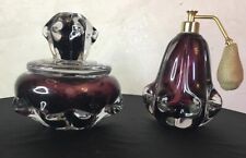 FLACONS ANCIEN ET POTS , époque ART DÉCO  Dans le goût de Maurice Marinot