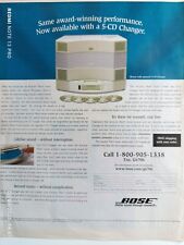 BOSE Vintage Print Ad !! " Bose acoustic wave music system "
