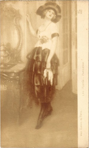 Cpa parisienne leo fontan - cpa, ak