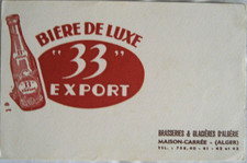 Buvard Bière de LUXE 33