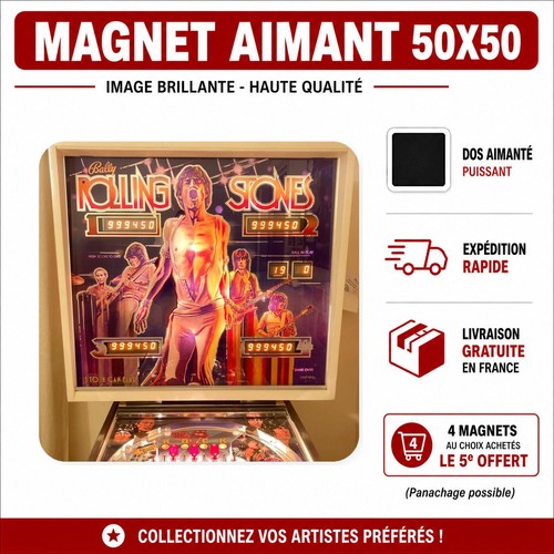 Magnet rolling stones - magnet,