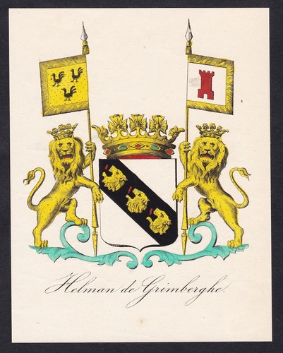 Helman grimberghe blason - helman, de