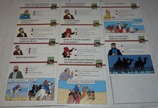 10 FICHES ATLAS TINTIN HERGE