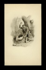 1931 M. Carman héliogravure sépia Journées chaudes fessée spanking bdsm curiosa