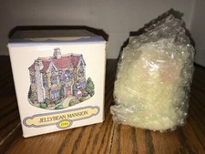 Vintage 1994 The Bunny Family Easter Village Jellybean Mansion EH05 Rabbit EUC