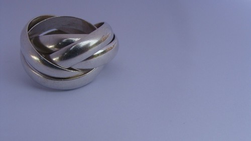 Superbe entrelacée bague - entrelacée,