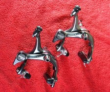 Vintage Shimano 105 BR-1050 Brake Set Dark Anodized Ultegra Dura Ace 600