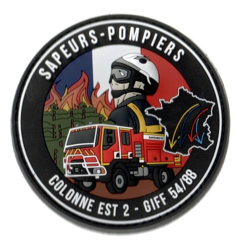 Ecussons pompiers giff 88 - pompiers,