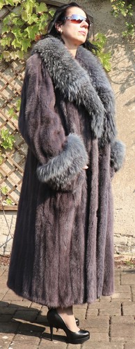 Manteau fourrure renard - manteau,