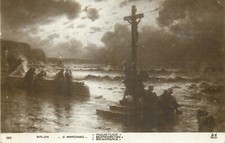 CP SALON TABLEAU INQUIETUDE PAR MARONIEZ