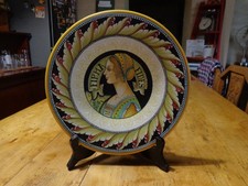assiette céramique Deruta peinte par Segoloni