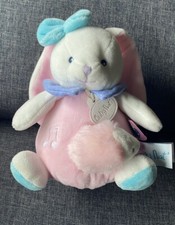 3471🌟Doudou Peluche Musical BABY NAT' Babynat Lapin Berry Rose Hérisson