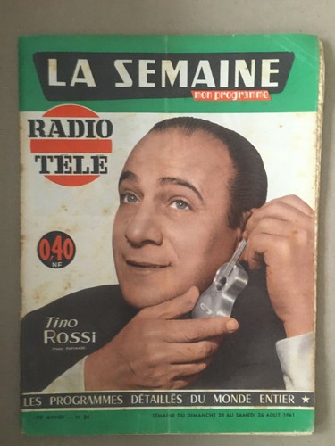 Semaine radio tele 34 - la, n°34