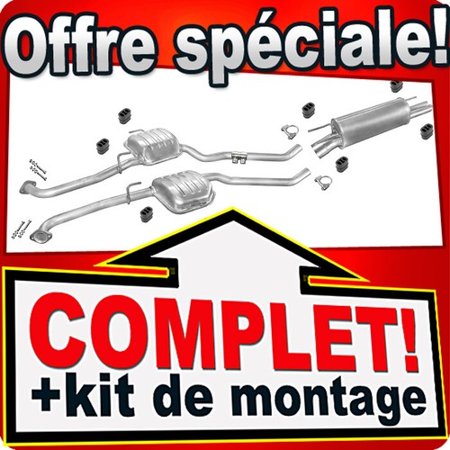 Ligne pot échappement pour - pot,